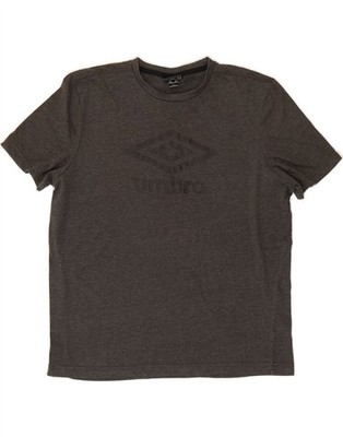 UMBRO Herren Grafik T-Shirt Oberteil XL Grau CF17