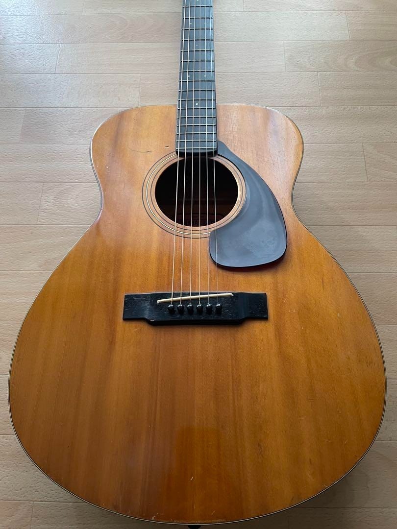 Rare 1968 Yamaha FG-110 Red Label Acoustic Guitar Amber-Brown w