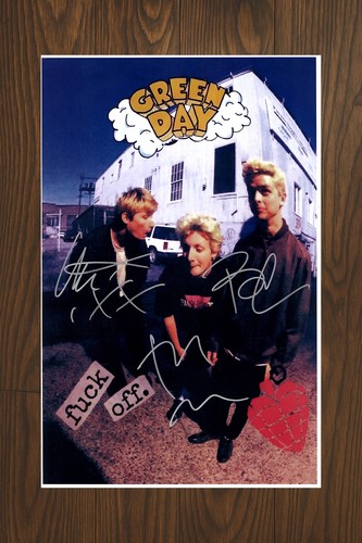 GREEN DAY signiertes Filmposter 11 x 17 mit Echtheitszertifikat - authentische Erinnerungsstücke