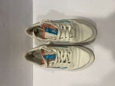 Reebok Classic Leather Vintage Beige Orange Blue Women s 8