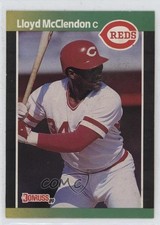 1989 Donruss Lloyd McClendon (*Denotes on Back) #595 1a7j