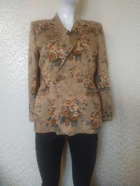 Women Emporio Armani Blazer Beige 42 / XL / 50 #7N5T