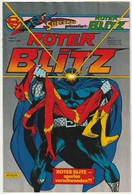 ✪ ROTER BLITZ #8/1983 + Sammel-Ecke, Ehapa Verlag/DC Comics COMICHEFT TOP Z1 - Bild 1 von 4