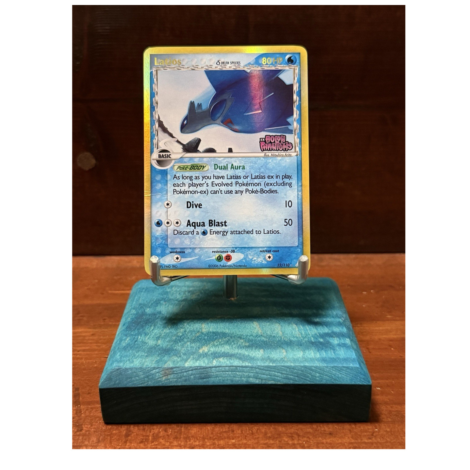 Pokémon Latios Delta Species Reverse Holo Rare 12/110 EX Holon Phantoms 2006