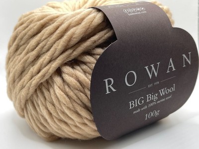 Rowan Big Big Wool 211 Mink - Lt Brown Super Bulky 100% Merino Wool 100gr 44yds