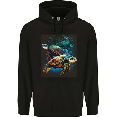 Un Sweat À Capuche Coloré Pour Enfants Avec Des Tortues - Photo 1/2