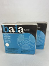 2 SEALED BAIA dual 8 400ft. Capacity Reel and Storage Case Set Pack of 3 New