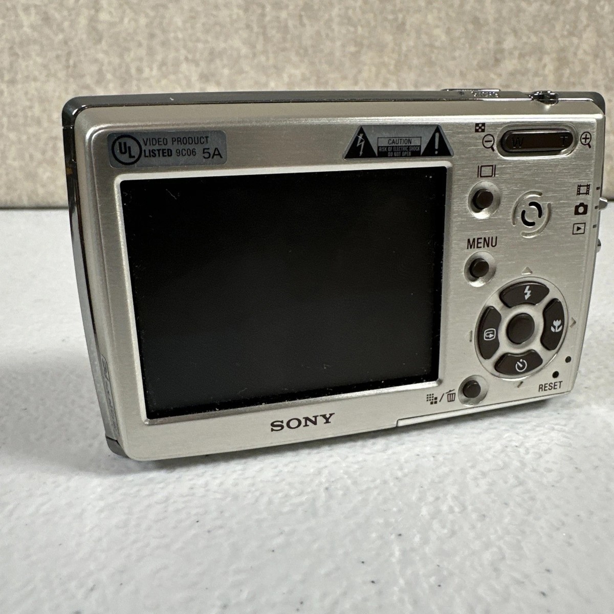 Sony Cyber-shot DSC-T33 5.1MP Digital Camera - Silver for sale