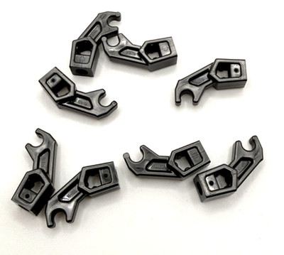 LEGO 53989 Dark Gray Arm Mechanical Exo-Force / Bionicle Thin Support (x8)