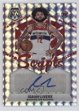 2023-24 Panini Mosaic Scripts Isaiah Livers #MS-LIV Auto 1o6c