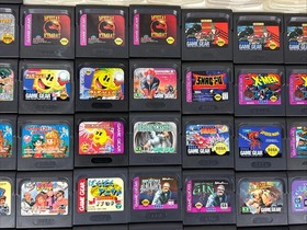Sega Game Gear GG Games Carts Tested - U Pick & Choose A - Z + Console and Shell