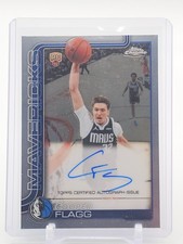 COOPER FLAGG 2025-26 TOPPS CHROME UPDATE ROOKIE AUTO #TCA-CF MAVERICKS Q7872