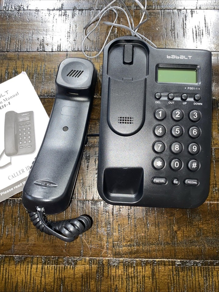 Babalt F001-1 Caller ID LCD Display Corded Phone | eBay
