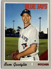 2019 Topps Heritage #515 Sam Gaviglio