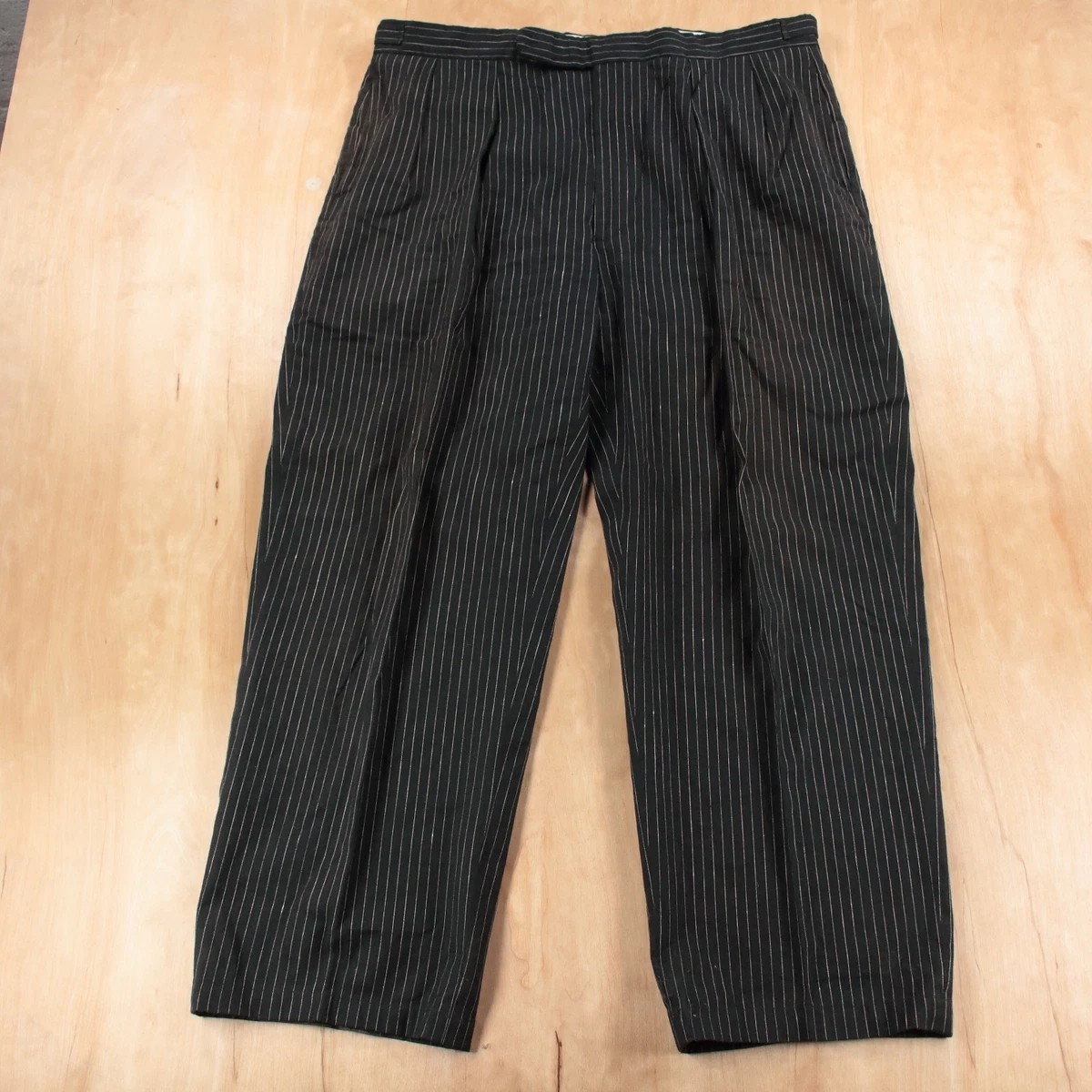 パンツ 90s Polo Ralph Lauren linen slacks Black Polo Ralph Lauren Pleated Linen Pants for Men for sale | eBay