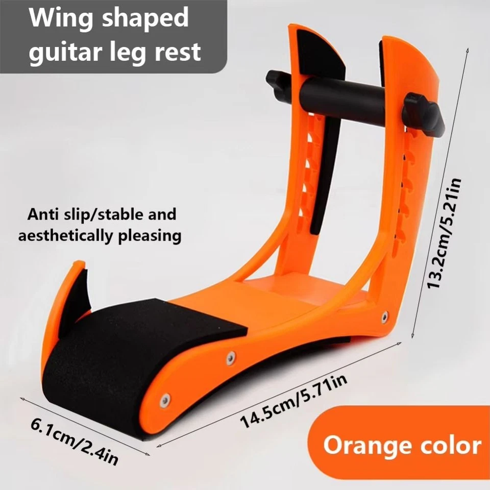 Adjustable Guitar Leg Rest Guitar Support Stand Electric Guitar Foot Stool - image 2 of 4