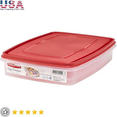 Egg Keeper Container 20 Eggs Deviled Egg Storage Transport Picnic Safe New