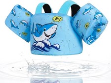 Gogokids Toddler Swim Vest 24-66 lbs Adjustable Float Jacket Arm Wings for Kids