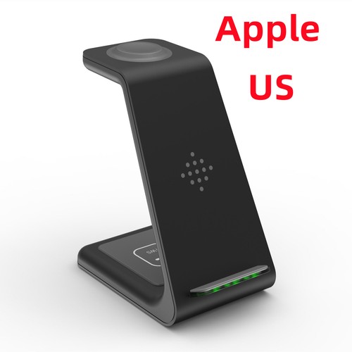 Base de carga inalámbrica 3 en 1 para teléfono, reloj y auriculares concentrador de alimentación - Imagen 3 de 5