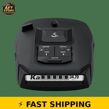 Cobra RAD 490i Radar Detector with Bluetooth Apple CarPlay