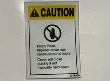 FS DEPOT DECAL CAUTION COVER 1078830 NEW OEM 1078830