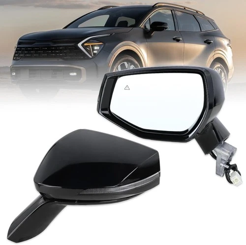 Left - Driver Side Mirror For 2023-2025 Kia Sportage 2024 CG137DT