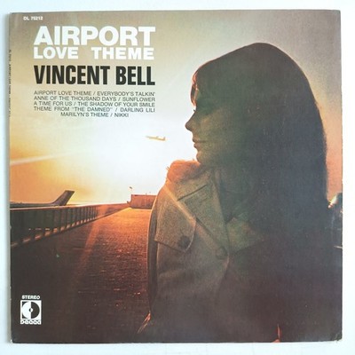 Vincent Bell Airport Love Theme Vinyl LP Record 1970 First Pressing Decca Stereo
