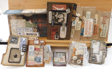 Junk Journal Ephemera Embellishment Add-on Handmade Set Vintage Style Set 8