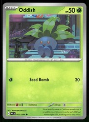 Oddish 001/094 Phantasmal Flames