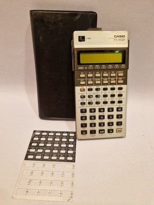 D1-BI VINTAGE CASIO PROGRAMMING CALCULATOR FX 502 P TASCHENRECHNER
