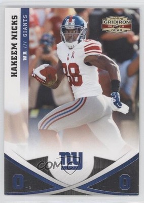 2011 Panini Gridiron Gear Silver O's 106/250 Hakeem Nicks #79 0c4