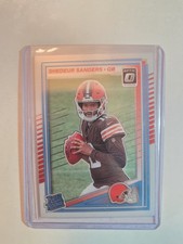 2025 Panini Donruss Optic Rated Rookie Shedeur Sanders #203 Browns NFL Card