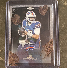 Topps Chrome 2025 Josh Allen Buffalo Bills Fortune 15 Insert #F15-7 Card