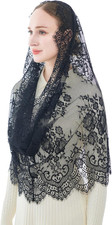 Spanish Infinity Veils for Church Lace Chapel Veils Catholic Church Veil Latin M