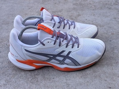 Asics Solution Speed FF3 Tennis Shoes White/Gray Men's Size 8.5 US