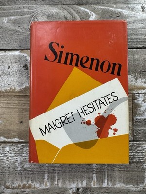 1970 Vintage Mystery Novel  Maigret Hesitates  Dust Jacket