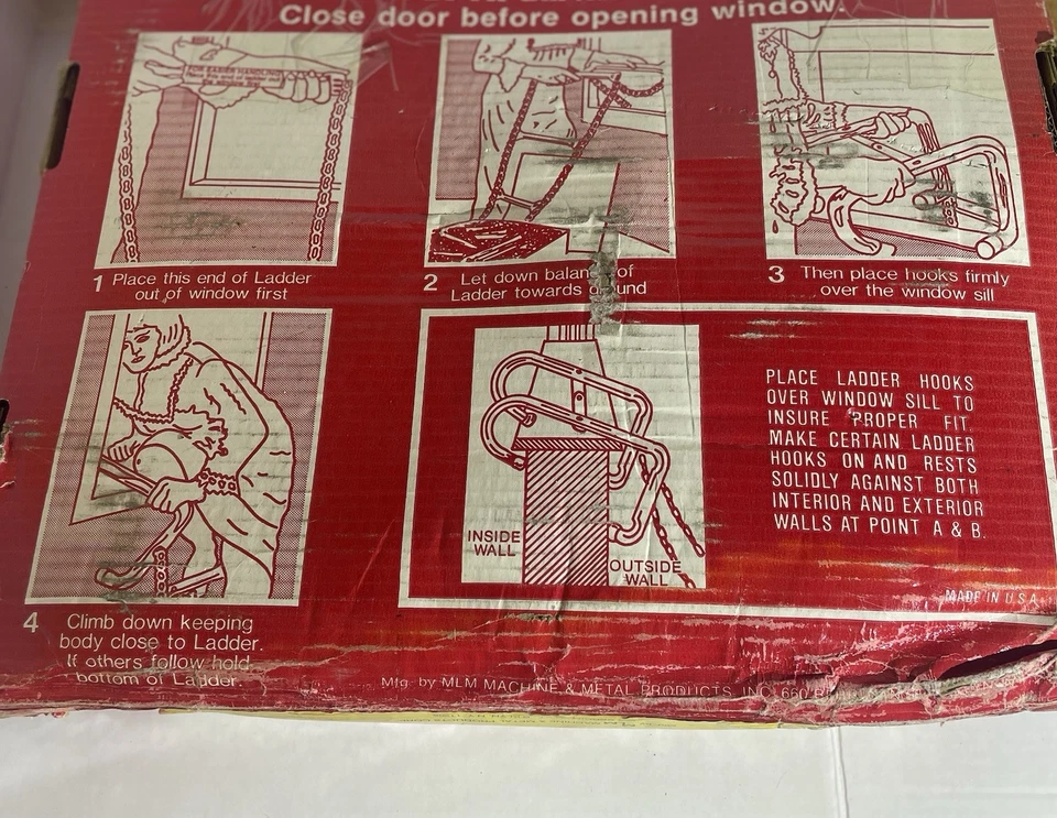 Escalera de seguridad para ventana de escape de incendios Res-Q-Ladder Foto 2 de 4