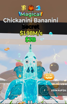 Steal the Brainrot   Chickanini Bananini Magical 198M/s (FN)