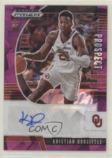 2020-21 Prizm Draft Picks Prospect Purple Ice 33/99 Kristian Doolittle Auto a8r