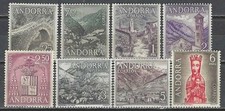 Andorra Spanish 1963 Series Current Yvert N° 53 To 60 New MNH