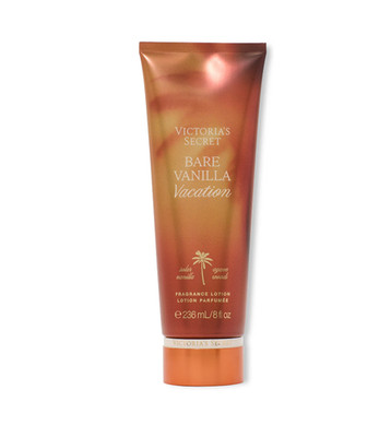 VICTORIA S SECRET BARE VANILLA VACATION FRAGRANCE BODY LOTION CREAM 8 oz NEW
