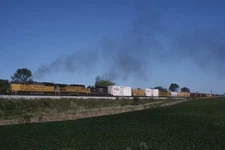 UP UNION PACIFIC 6292 & 2 ON CSX Q351 ACTION 2002 CSXT  ORIGINAL SLIDE