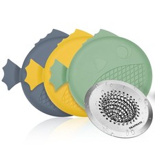 Bathtub Drain Stopper  Shower Hair Catcher, Shower Drain Cover/Silicone Drai...