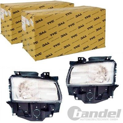 2x TYC H4 SCHEINWERFER LINKS+RECHTS für VW TRANSPORTER T4 AB 1996 FACELIFT GP