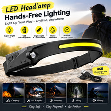 Lumilight Led Headlamp Lumi Light Led Head Band With Motion Sensor