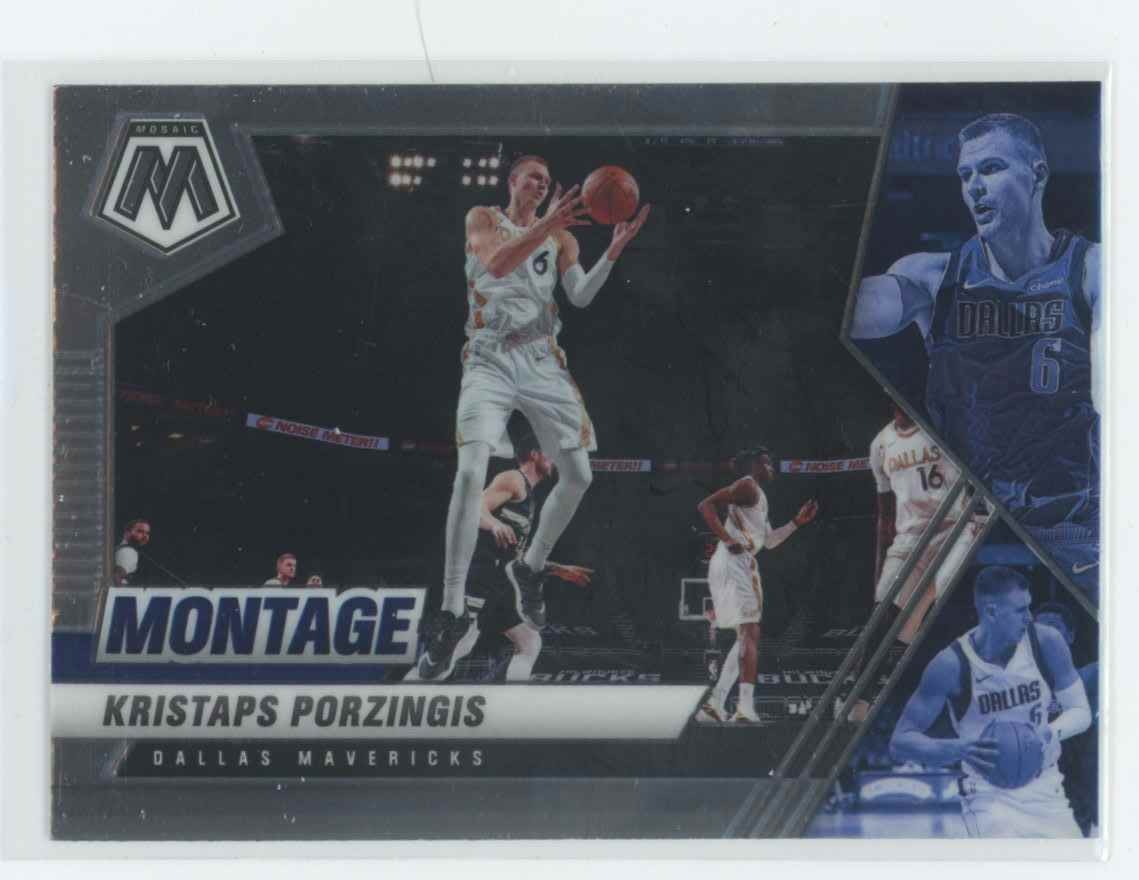 2020-21 Panini Mosaic Montage Kristaps Porzingis #10 TS1