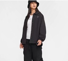 New Nike Women's Size XXL Oversized Jacket - Embroidered Swoosh FV7560-010