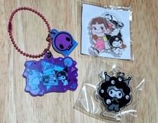 Kuromi jingling key chain  charm   2 pieces 3 piece set