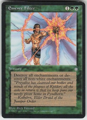 Essence Filter Common Ice Age Magic: The Gathering Moderately Played