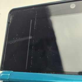 Nintendo 3DS Console Aqua Blue w/ Charger No Stylus - Tested Working 